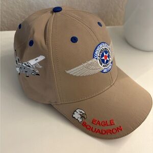 BRAND NEW/UNWORN US Air Force Thunderbirds tan baseball cap #military